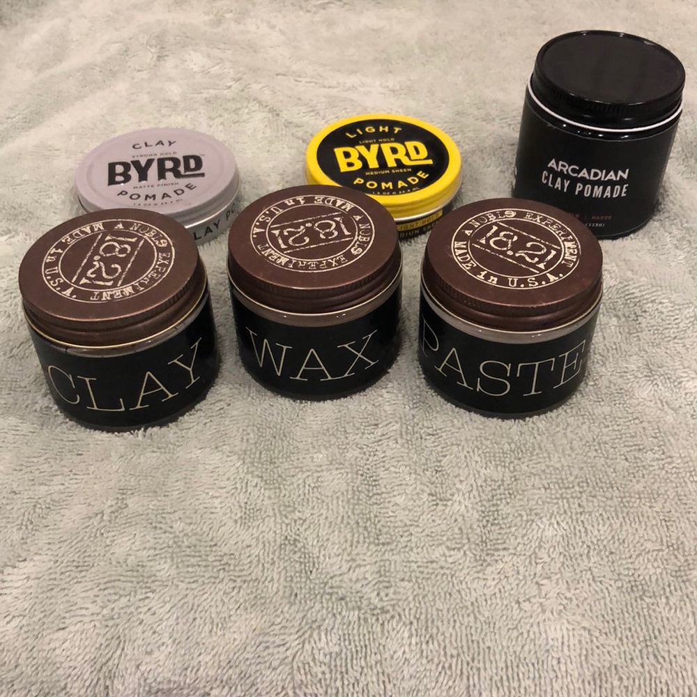 POMADE BUNDLE(Byrd, 18.21 Man Made, Arcadian)